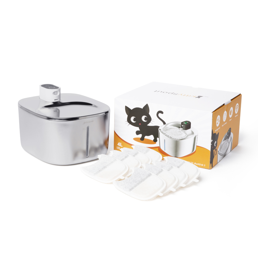 PureFlow Fountain – Fresh, Filtered Water for a Healthier Cat