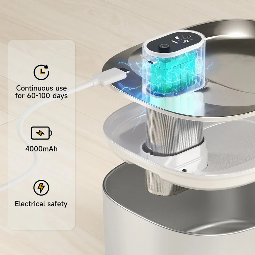 PureFlow Fountain – Fresh, Filtered Water for a Healthier Cat